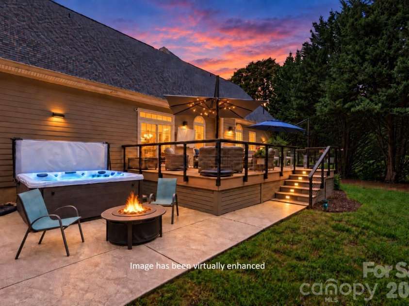 47 Drakes Meadow Lane, Arden, NC 28704.  MLS# CAR4427220, YatesRealty ID 39439. Back Deck/Patio - Virtually Enhanced