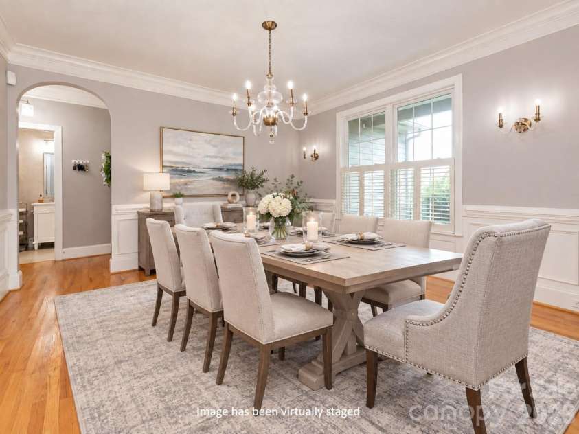 47 Drakes Meadow Lane, Arden, NC 28704.  MLS# CAR4427220, YatesRealty ID 39439. Dining Room - Virtually Staged