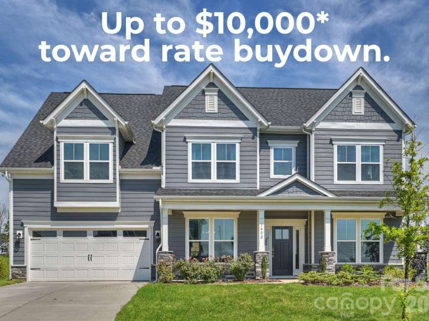 1402 Ashe Meadow Drive, Indian Trail, NC 28079.  MLS# CAR4403555, YatesRealty ID 3944. Or closing cost