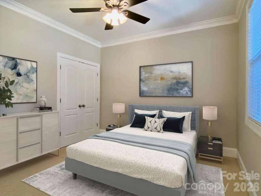 11003 Round Rock Road, Charlotte, NC 28277.  MLS# CAR4345590, YatesRealty ID 3946. 1st Floor Guest BedroomVirtually Staged