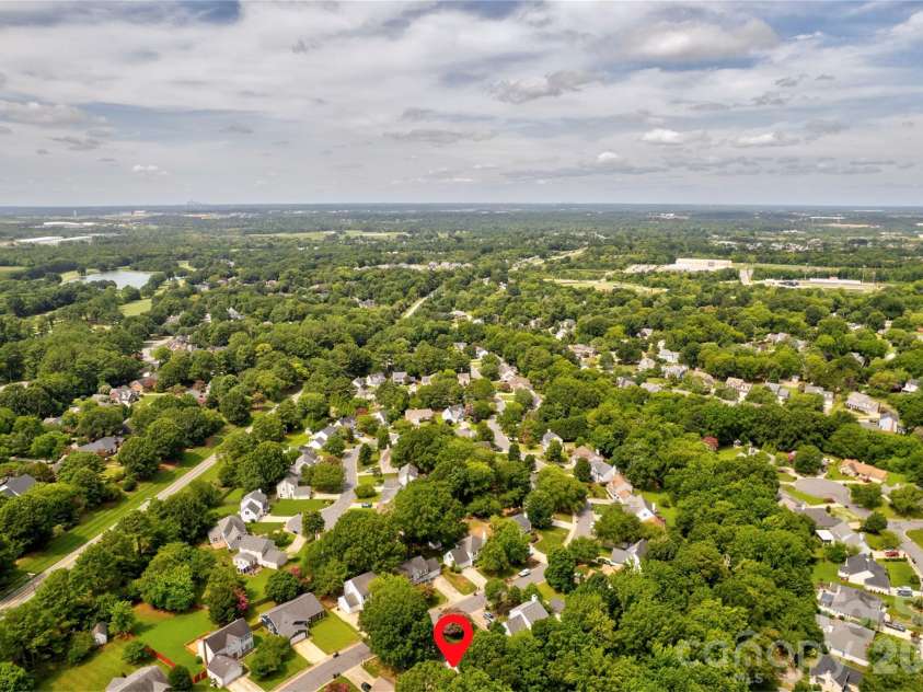 3688 Lake Spring Avenue, Concord, NC 28027.  MLS# CAR4406214, YatesRealty ID 39472. Skyline view