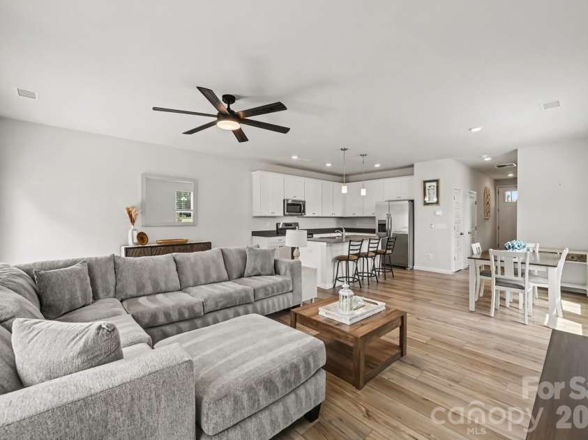 2647 Ruby Dixon Crossing Drive, Gastonia, NC 28056.  MLS# CAR4402211, YatesRealty ID 39475. Living room 2