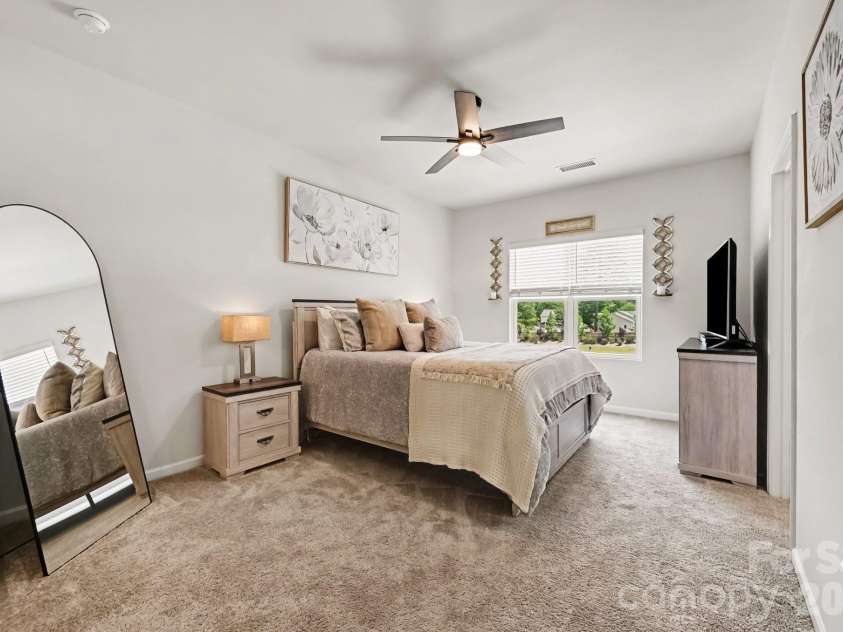 2647 Ruby Dixon Crossing Drive, Gastonia, NC 28056.  MLS# CAR4402211, YatesRealty ID 39475. Primary Bedroom