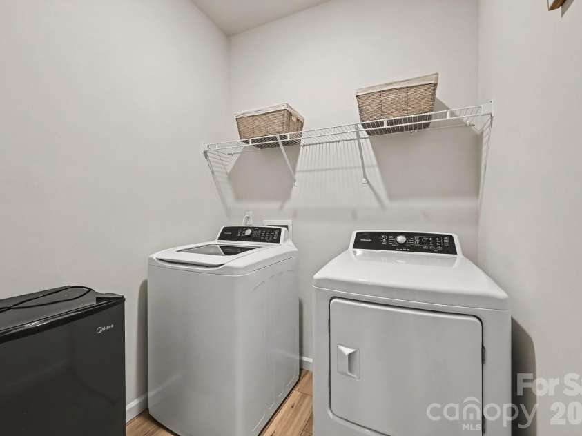 2647 Ruby Dixon Crossing Drive, Gastonia, NC 28056.  MLS# CAR4402211, YatesRealty ID 39475. Upper floor laundry room