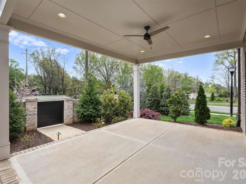 8159 Fairview Road, Charlotte, NC 28226.  MLS# CAR4350673, YatesRealty ID 39491. Covered Patio