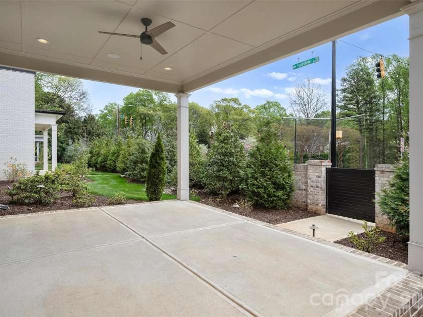 8159 Fairview Road, Charlotte, NC 28226.  MLS# CAR4350673, YatesRealty ID 39491. Covered Patio