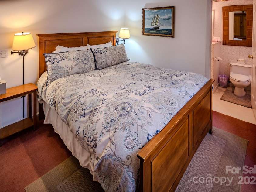 4584 & 4582 NC Highway 194 None, Banner Elk, NC 28604.  MLS# CAR4269014, YatesRealty ID 395. Red Cottage - Guest Suite