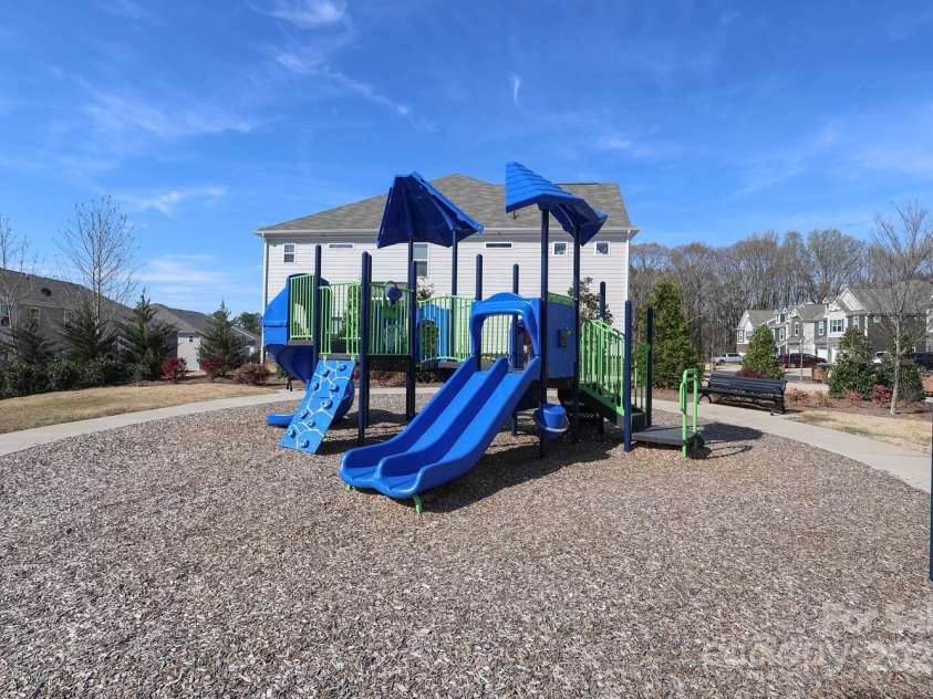 336 Abington Street, Matthews, NC 28104.  MLS# CAR4234511, YatesRealty ID 3953. Play ground across the street