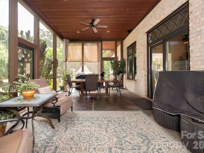 310 James Way, Bermuda Run, NC 27006.  MLS# CAR4406410, YatesRealty ID 39534. Enclosed Rear Porch
