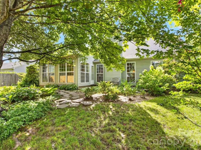 171 Running Briar Road, Fletcher, NC 28732.  MLS# CAR4403856, YatesRealty ID 39536. Backyard path
