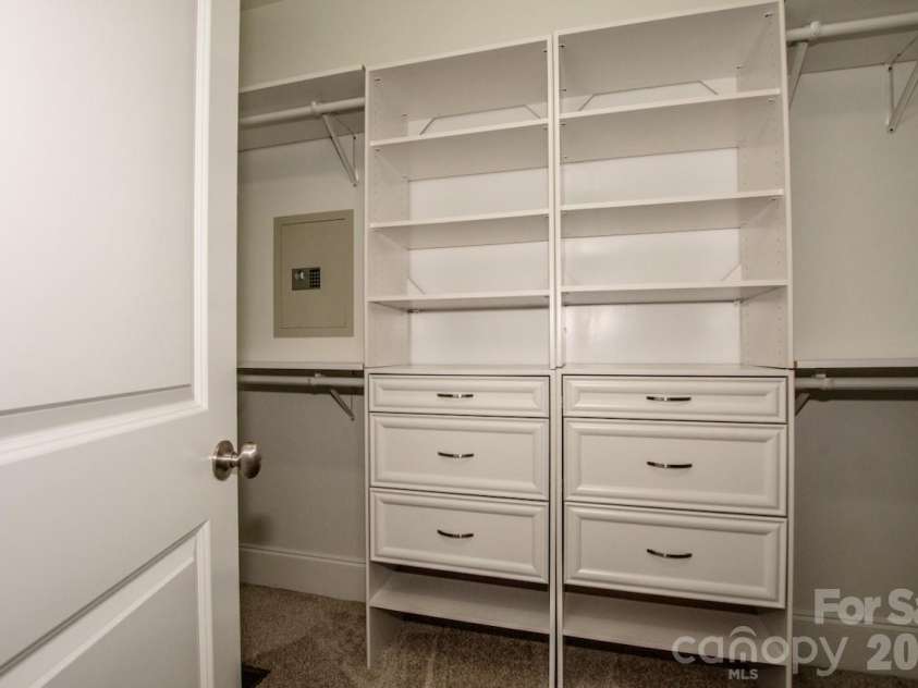 131 Gibbs Road, Mooresville, NC 28117.  MLS# CAR4387694, YatesRealty ID 39537. Custom Closet System