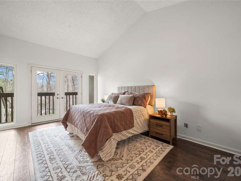 215 Riverview Terrace, Clover, SC 29710.  MLS# CAR4353494, YatesRealty ID 3954. Primary bedroom with it's own balcony