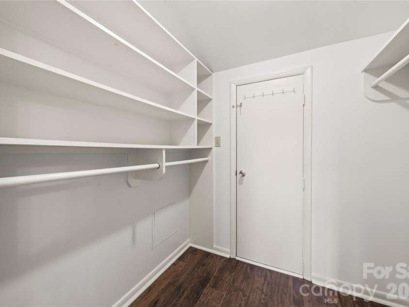 215 Riverview Terrace, Clover, SC 29710.  MLS# CAR4353494, YatesRealty ID 3954. Primary closet with walk in attic for storage