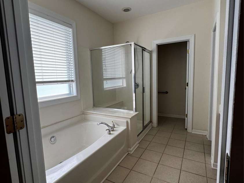 6111 Maple Leaf Avenue, Harrisburg, NC 28075.  MLS# CAR4406897, YatesRealty ID 39548. Primary bath