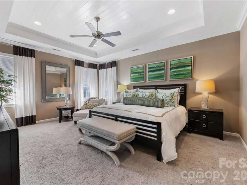 2511 Carnation Drive, Harrisburg, NC 28075.  MLS# CAR4345682, YatesRealty ID 3956. Primary bedroom