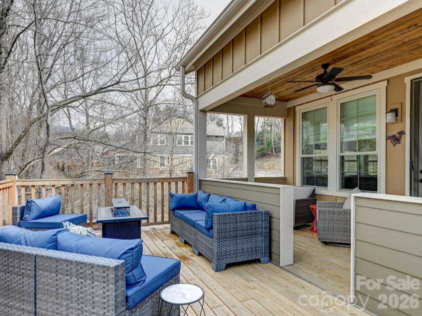 554 Sweet Birch Park Lane, Black Mountain, NC 28711.  MLS# CAR4353122, YatesRealty ID 3957. Open Air Deck for Grabbing Some Sun