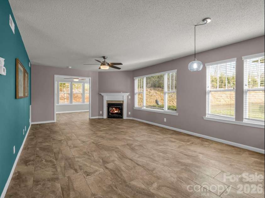 1505 Deermouse Way, Hendersonville, NC 28792.  MLS# CAR4330344, YatesRealty ID 3958. Living Room