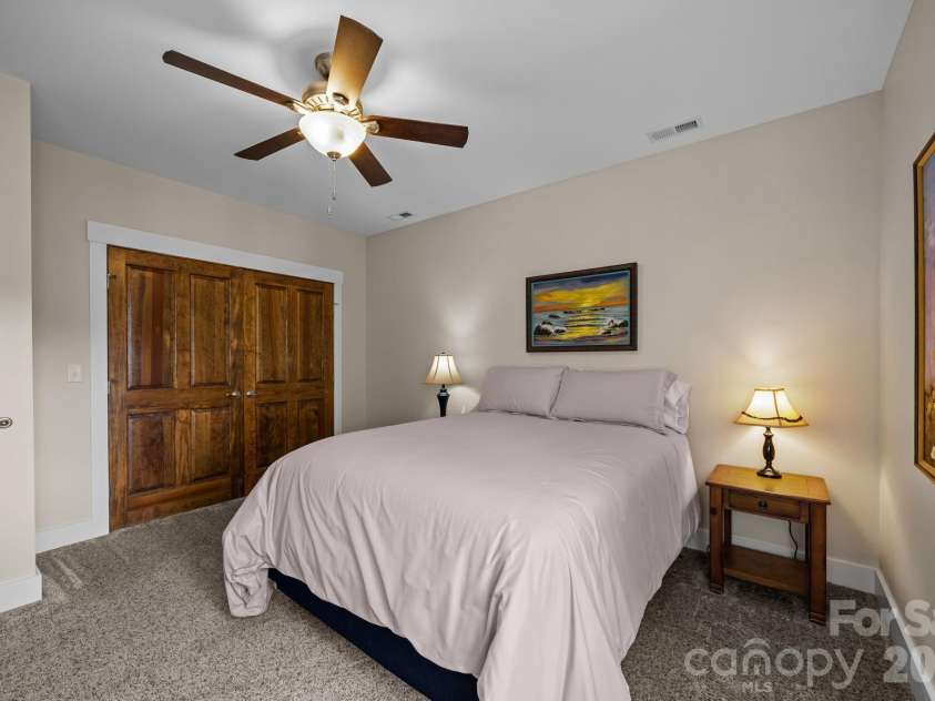 19 Dunsmore Avenue, Black Mountain, NC 28711.  MLS# CAR4337265, YatesRealty ID 3959. Soft, neutral carpet in the secondary bedrooms.