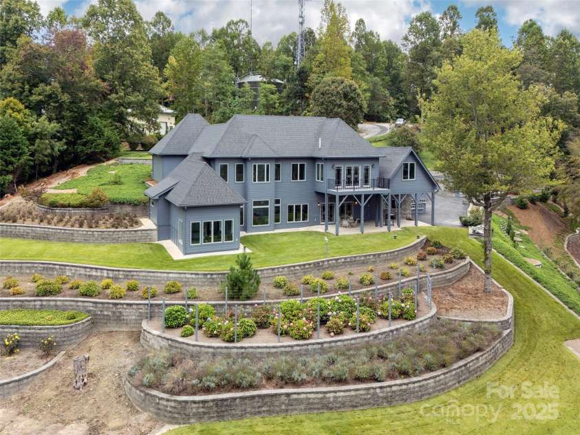 161 Birchwood Drive, Hendersonville, NC 28739.  MLS# CAR4309211, YatesRealty ID 396. Rear Exterior