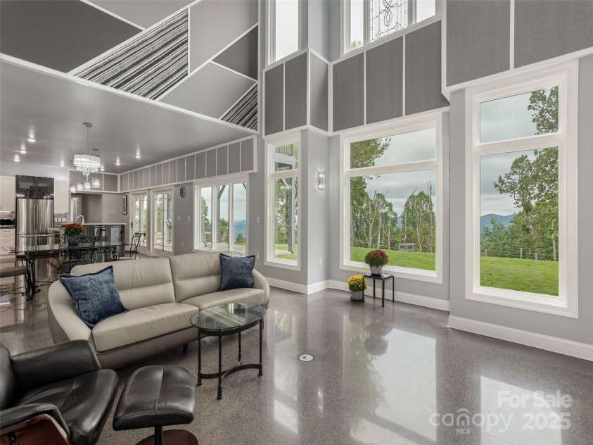 161 Birchwood Drive, Hendersonville, NC 28739.  MLS# CAR4309211, YatesRealty ID 396. Windows that capture the view