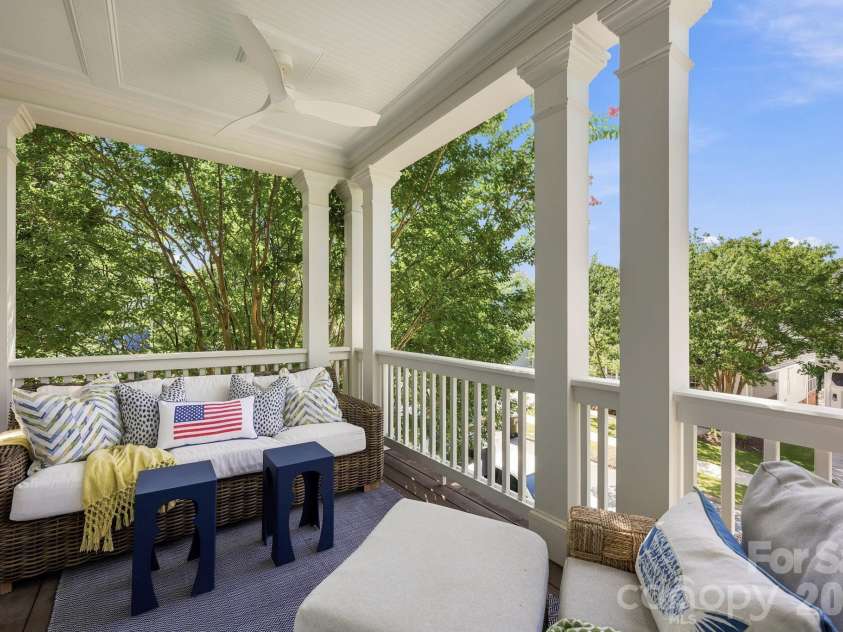 146 Lavender Bloom Loop, Mooresville, NC 28115.  MLS# CAR4406885, YatesRealty ID 39602. Upper-Level Front Porch