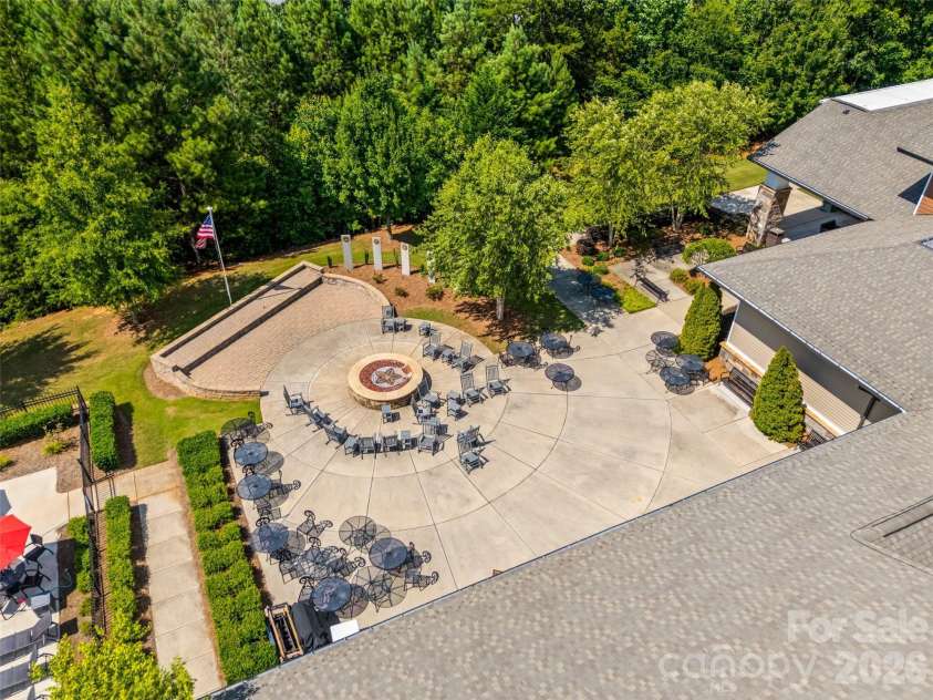 2027 Maned Goose Court, Fort Mill, SC 29707.  MLS# CAR4400613, YatesRealty ID 39604. Firepit