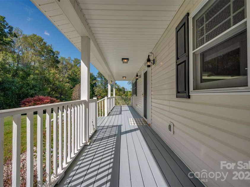 275 Souther Road, Fletcher, NC 28732.  MLS# CAR4309651, YatesRealty ID 39604. Covered front porch