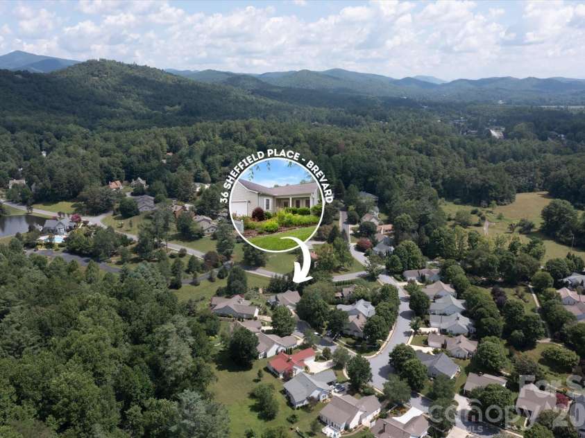 36 Sheffield Place, Brevard, NC 28712.  MLS# CAR4402157, YatesRealty ID 39626. 