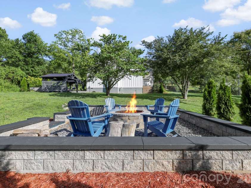 29 Banner Cottages Lane, Mills River, NC 28759.  MLS# CAR4406330, YatesRealty ID 39636. Custom firepit added