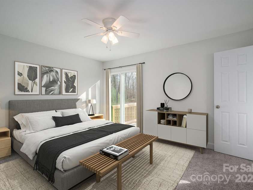 1934 Hickory Hills Drive, Denver, NC 28037.  MLS# CAR4209236, YatesRealty ID 3964. Primary bedroom virtually staged