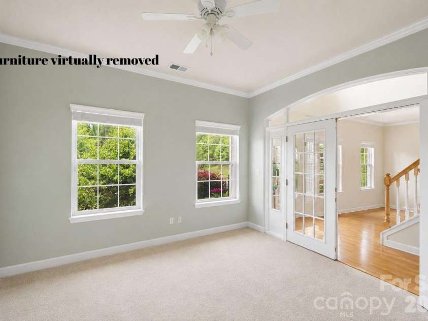 1086 Arrowhead Drive, Concord, NC 28025.  MLS# CAR4397947, YatesRealty ID 39653. Office/flex space with furniture virtually removed