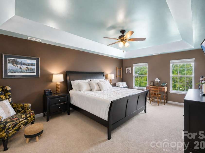 1086 Arrowhead Drive, Concord, NC 28025.  MLS# CAR4397947, YatesRealty ID 39653. Primary bedroom