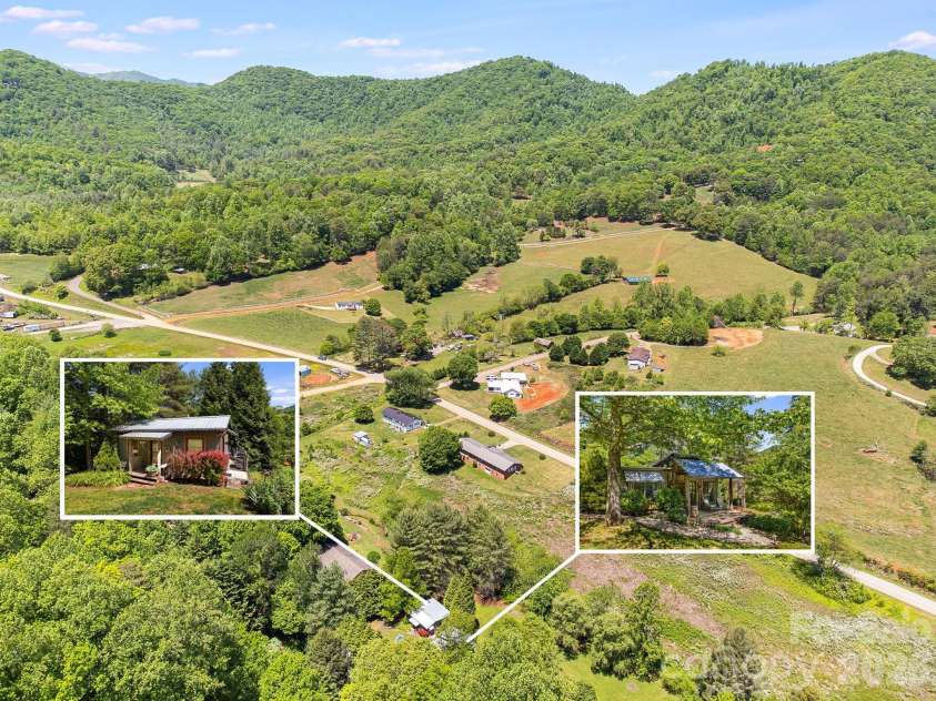 107  111 Hougie Heaven Lane, Franklin, NC 28734.  MLS# CAR4407201, YatesRealty ID 39662. Two homes on 0.47 acre