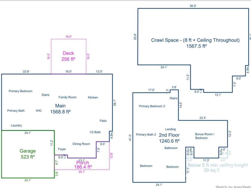 155 Wood Acre Drive, Mooresville, NC 28115.  MLS# CAR4398730, YatesRealty ID 39664. Floorplan