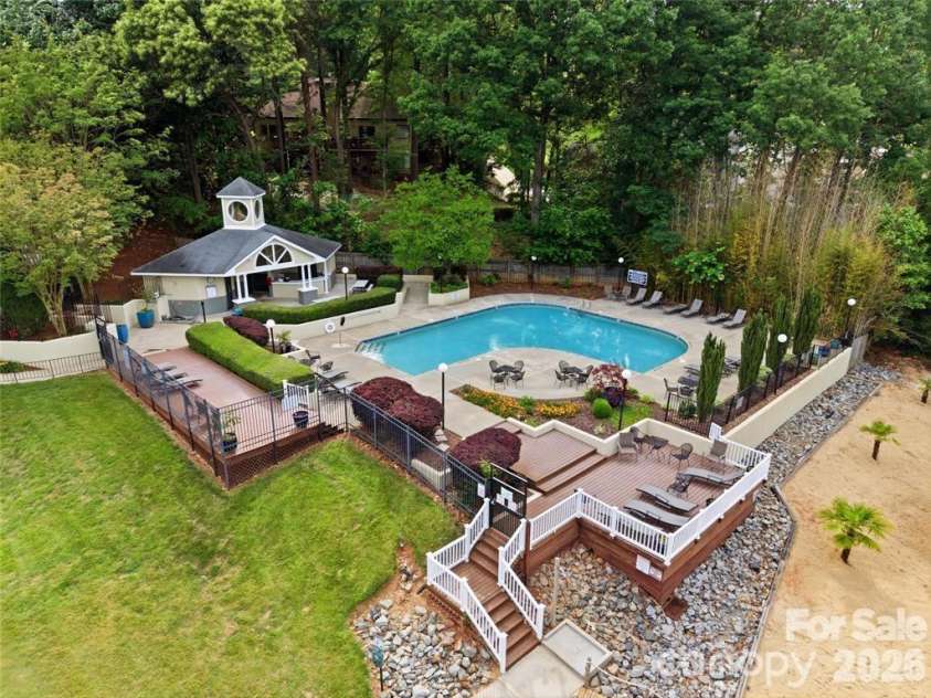 19843 Henderson Road, Cornelius, NC 28031.  MLS# CAR4400549, YatesRealty ID 39667. Beach and Pool
