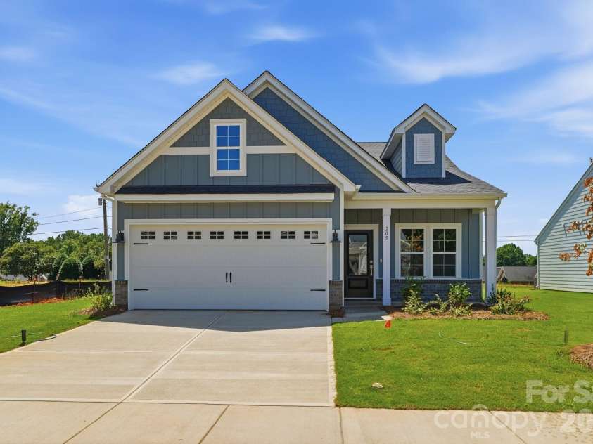 205 Rodeo Drive, Shelby, NC 28150.  MLS# CAR4342609, YatesRealty ID 39672. Cottage style front elevation