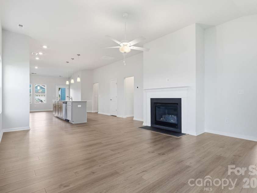205 Rodeo Drive, Shelby, NC 28150.  MLS# CAR4342609, YatesRealty ID 39672. Great room into kitchen