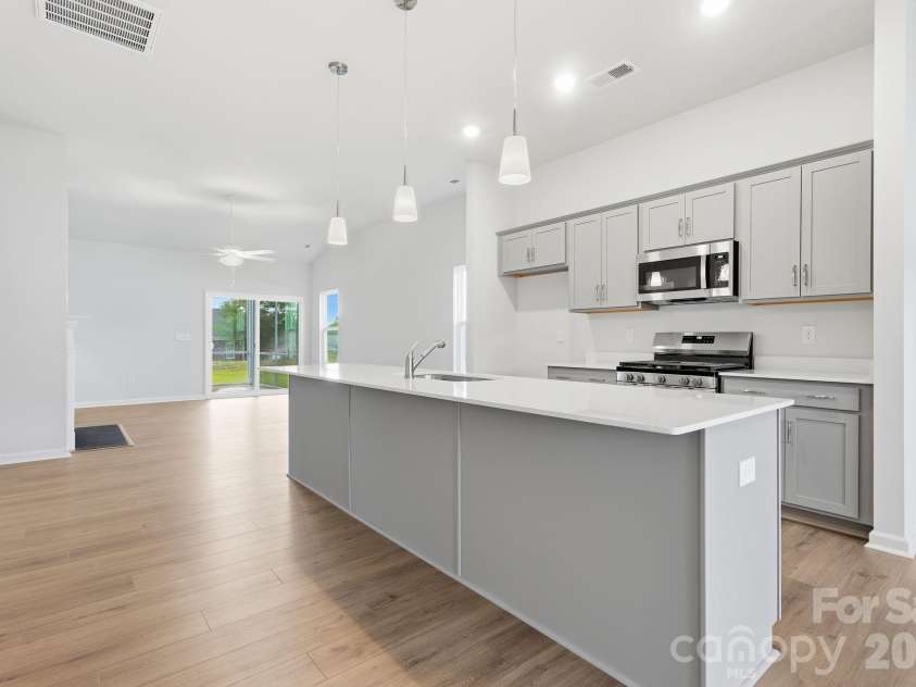205 Rodeo Drive, Shelby, NC 28150.  MLS# CAR4342609, YatesRealty ID 39672. Kitchen with Large Island