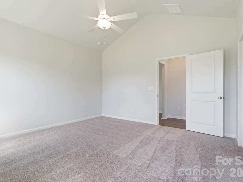 205 Rodeo Drive, Shelby, NC 28150.  MLS# CAR4342609, YatesRealty ID 39672. Primary Bedroom with vaulted ceilings