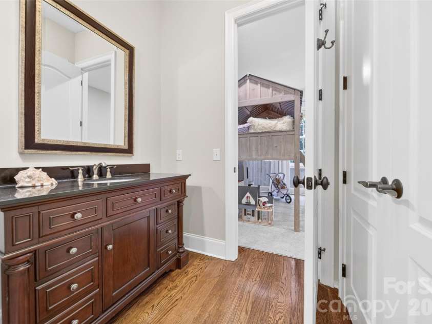 2932 Oakdale Road, Charlotte, NC 28216.  MLS# CAR4385639, YatesRealty ID 39673. Third bathroom sink