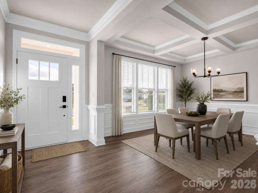 23 Silverthorne Court, Hendersonville, NC 28792.  MLS# CAR4406094, YatesRealty ID 39682. Formal Dining (Staged)