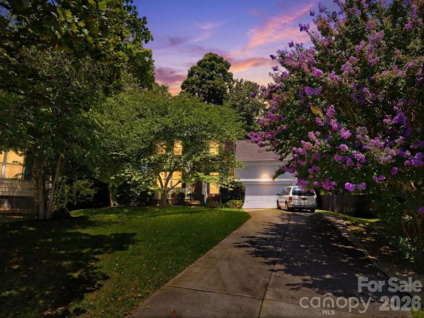 9220 Garnet Field Court, Charlotte, NC 28269.  MLS# CAR4407211, YatesRealty ID 39722. Twilight