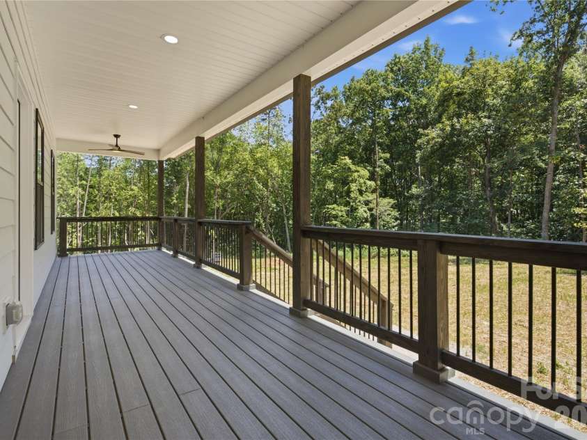 1851 Oleander Drive, Conover, NC 28613.  MLS# CAR4406887, YatesRealty ID 39734. Covered Back Porch