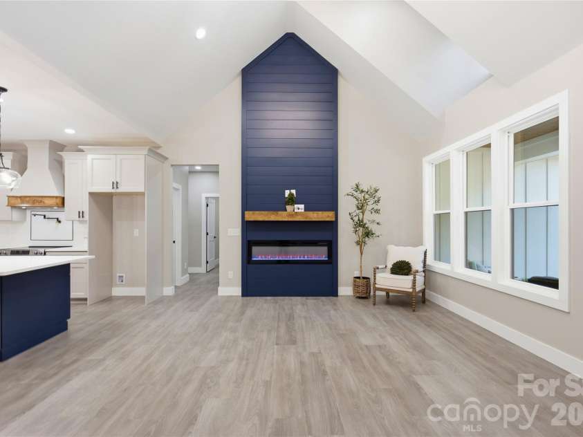 1851 Oleander Drive, Conover, NC 28613.  MLS# CAR4406887, YatesRealty ID 39734. Great Room w/Fireplace