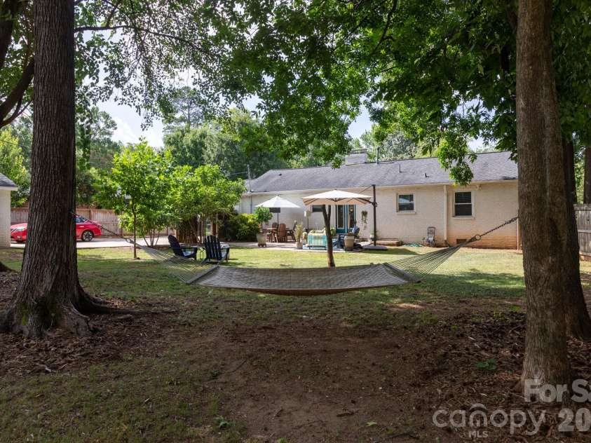 4031 Langhorne Avenue, Charlotte, NC 28205.  MLS# CAR4407418, YatesRealty ID 39736. Back yard oasis