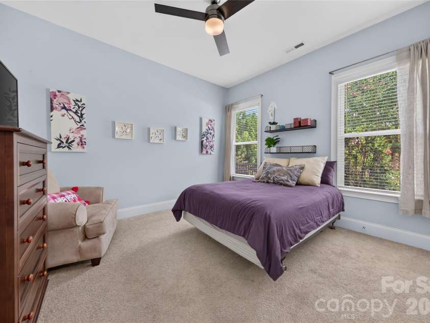 5110 Harwich Circle, Matthews, NC 28104.  MLS# CAR4406982, YatesRealty ID 39744. Guest Suite on Main