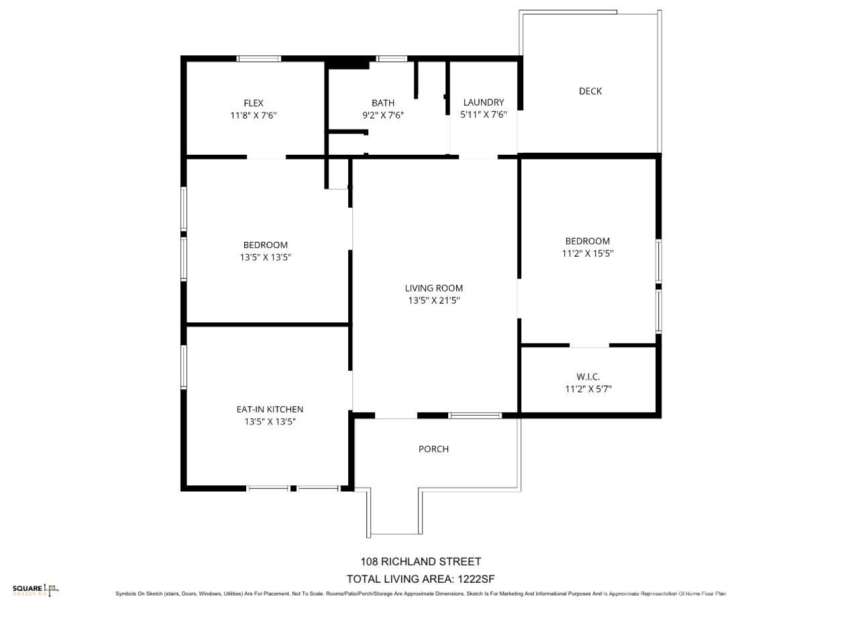 108 Richland Street, Clover, SC 29710.  MLS# CAR4407327, YatesRealty ID 39746. 
