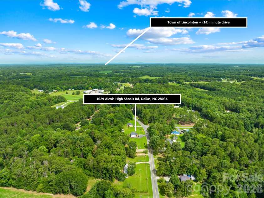 1029 Alexis High Shoals Road, Dallas, NC 28034.  MLS# CAR4407292, YatesRealty ID 39752. 