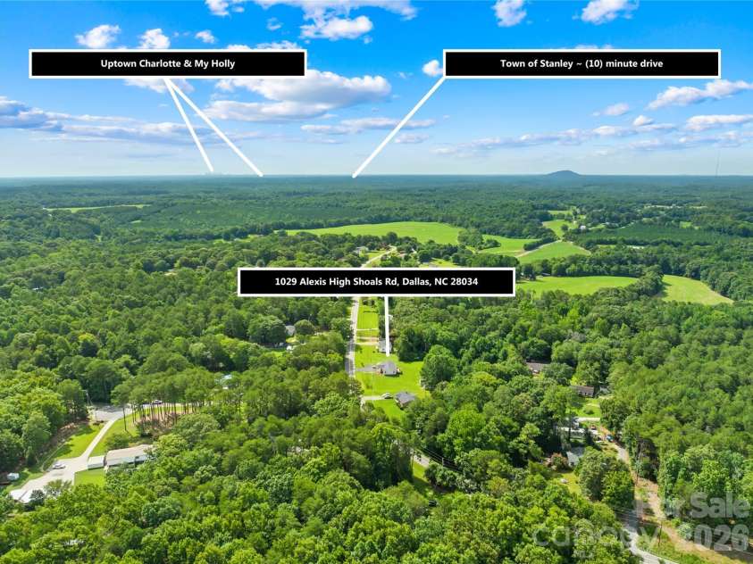 1029 Alexis High Shoals Road, Dallas, NC 28034.  MLS# CAR4407292, YatesRealty ID 39752. 