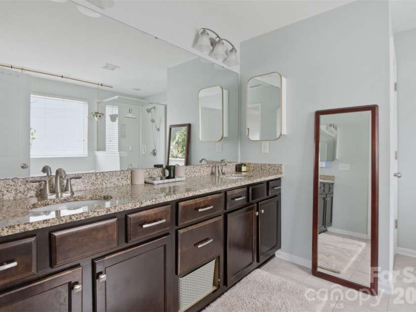 2002 Canopy Drive, Indian Trail, NC 28079.  MLS# CAR4406703, YatesRealty ID 39757. Primary Bathroom